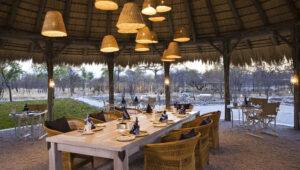 Mess tent at Mushara Bush Camp Etosha National Park