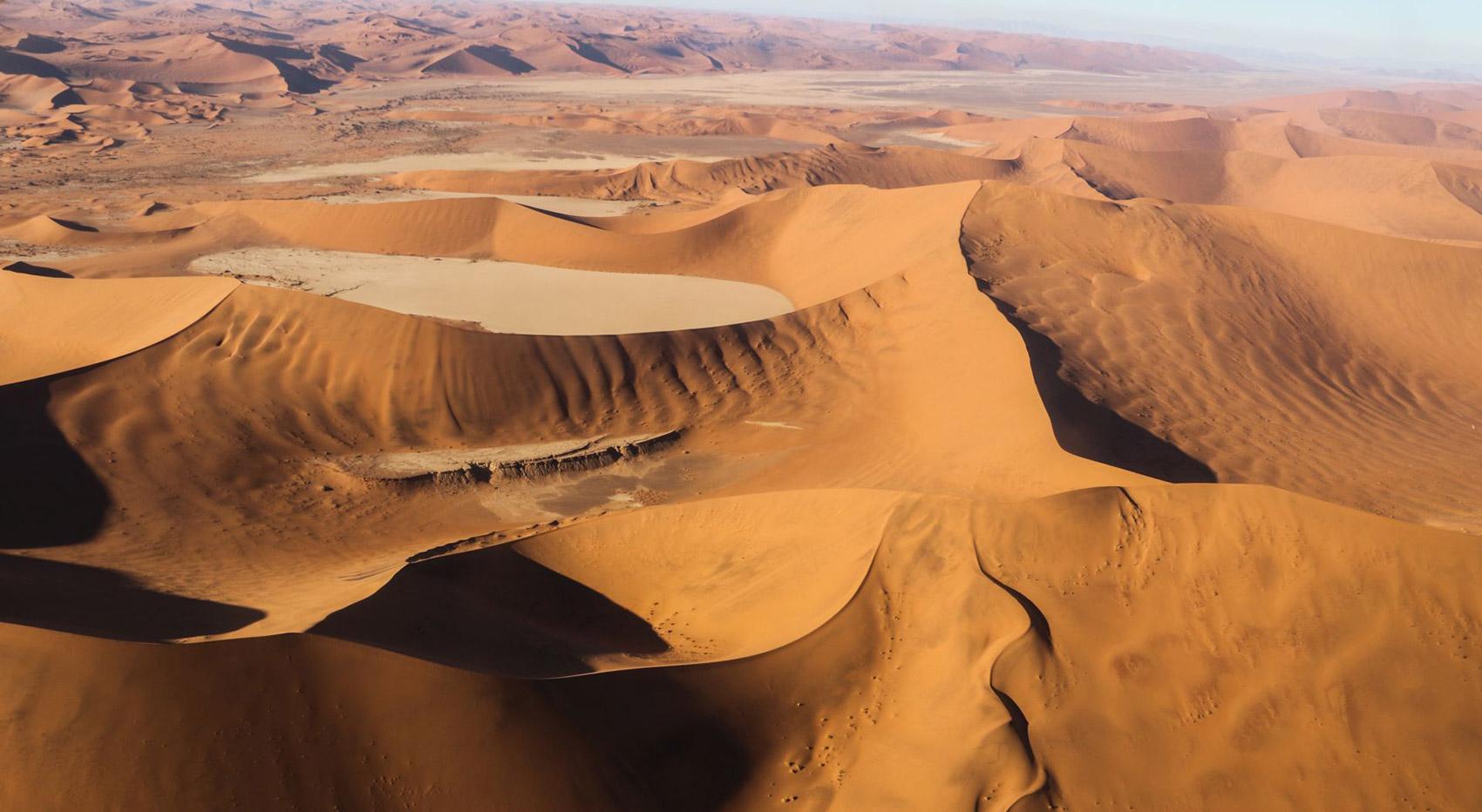 Vogelperspektive von Sossusvlei Vogelperspektive von Sossusvlei
