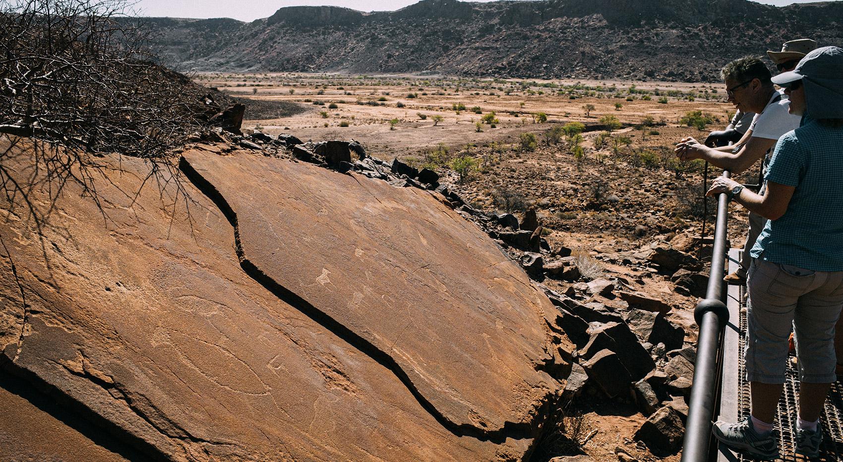 Eine geführte Tour der Weltkulturerbestätte Twyfelfontein