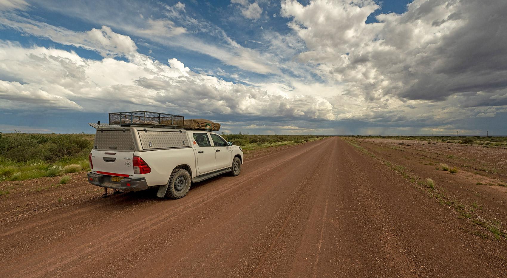 Namibia self-drive vehicle horizon
