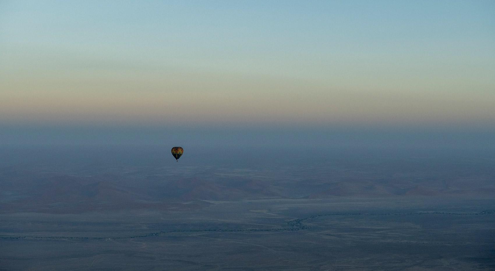 Ballonsafari in der Namib-Wüste