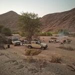 Ein Wildcamp in Nord-Namibia.