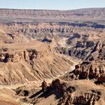 Aussicht auf den weiten Fish River Canyon im südlichen Namibia.