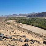 Aussicht auf eine schöne Landschaft in Nordnamibia
