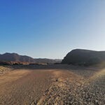 Das Flussbett des Ondusengo, gesehen auf einer geführten Selbstfahrer-Tour im Kaokoveld.