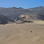 Panorama-Aussicht auf ein Tal in Puros.