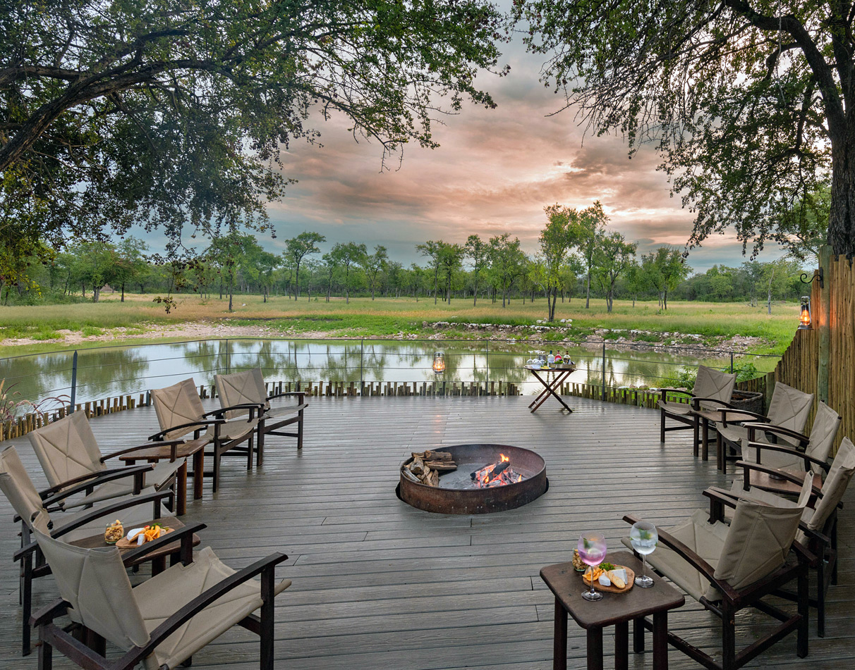 Onguma Forest Camp fire place